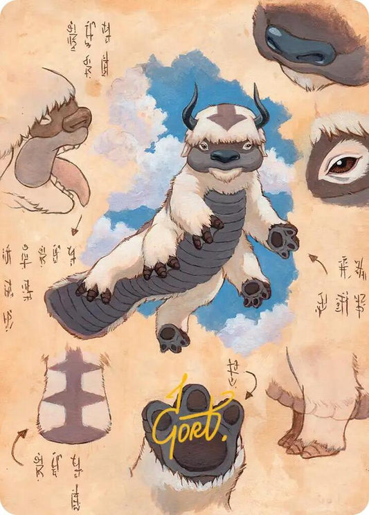 Appa, Steadfast Guardian Art Card (Gold-Stamped Signature) [Art Series: Avatar: The Last Airbender] 32