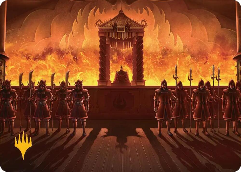 Fire Lord Ozai Art Card (Gold-Stamped Planeswalker Symbol) [Art Series: Avatar: The Last Airbender] 27