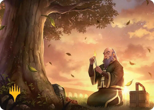 Bastion of Remembrance Art Card (Gold-Stamped Planeswalker Symbol) [Art Series: Avatar: The Last Airbender] 30