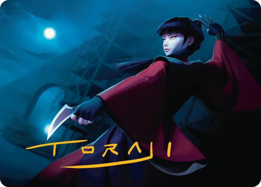Mai, Jaded Edge Art Card (Gold-Stamped Signature) [Art Series: Avatar: The Last Airbender] 10