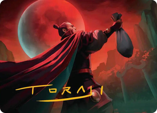 Zhao, the Moon Slayer Art Card (Gold-Stamped Signature) [Art Series: Avatar: The Last Airbender] 11
