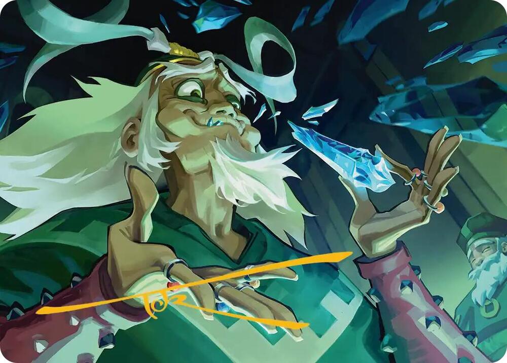 Bumi, King of Three Trials Art Card (Gold-Stamped Signature) [Art Series: Avatar: The Last Airbender] 14