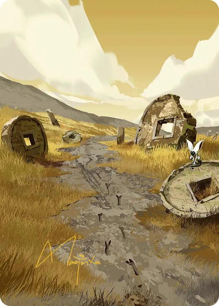 Plains Art Card (Gold-Stamped Signature) [Art Series: Avatar: The Last Airbender] 50