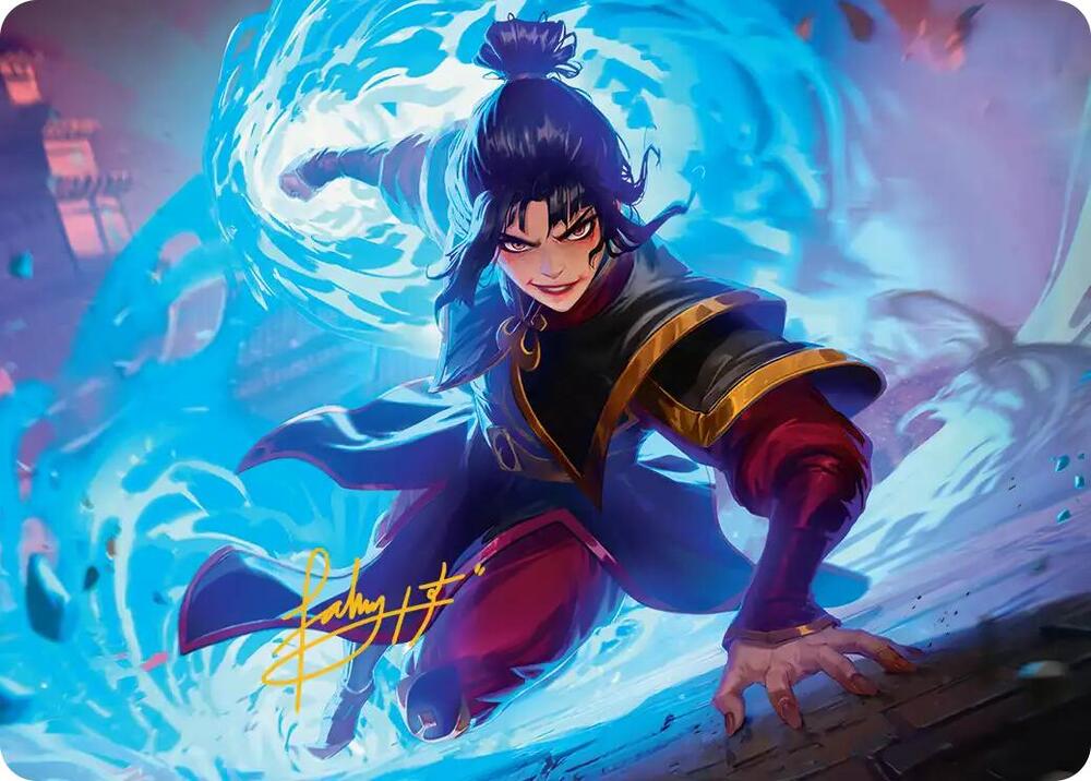 Fire Lord Azula Art Card (Gold-Stamped Signature) [Art Series: Avatar: The Last Airbender] 21