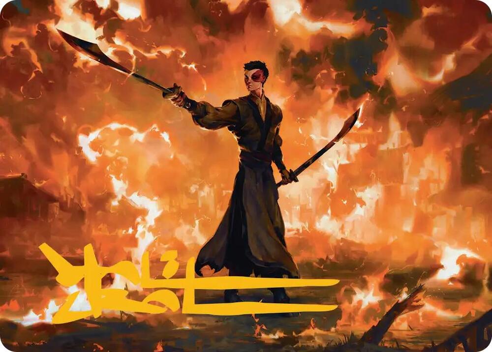 Zuko, Conflicted Art Card (Gold-Stamped Signature) [Art Series: Avatar: The Last Airbender] 24
