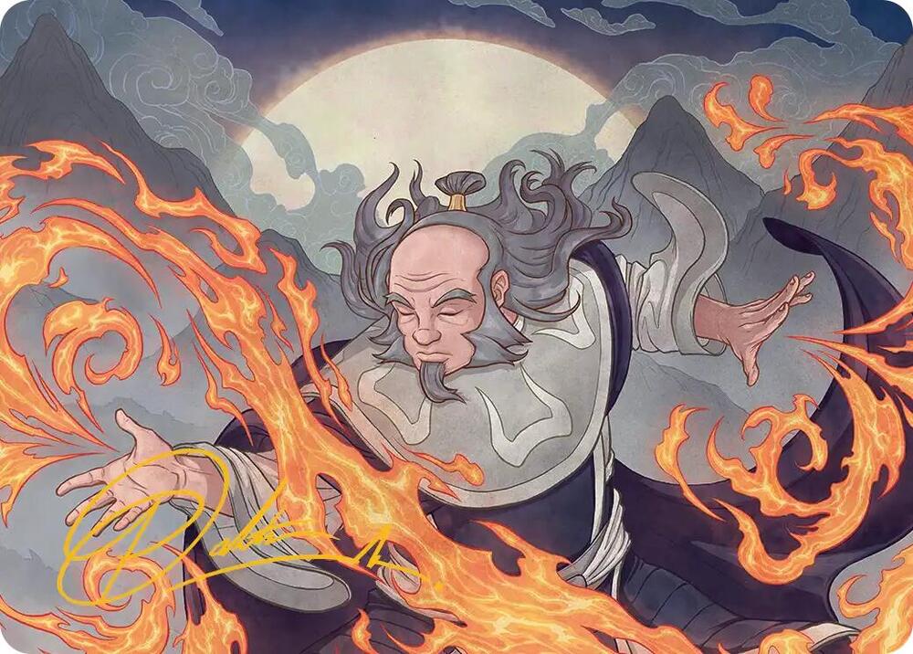 Iroh, Grand Lotus Art Card (Gold-Stamped Signature) [Art Series: Avatar: The Last Airbender] 47