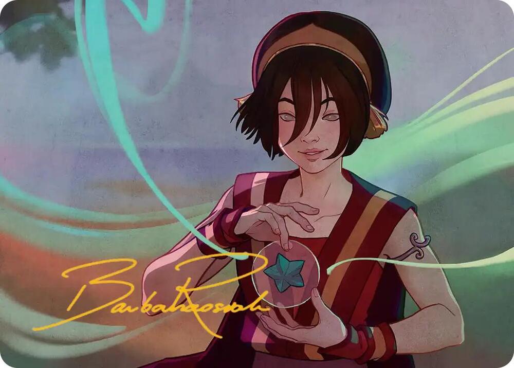 Toph, the First Metalbender Art Card (Gold-Stamped Signature) [Art Series: Avatar: The Last Airbender] 49