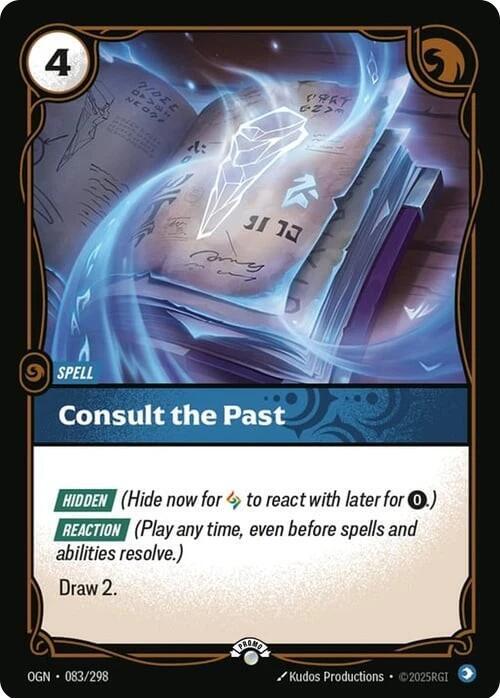 Consult the Past [Riftbound Organized Play Promotional Cards] 083/298
