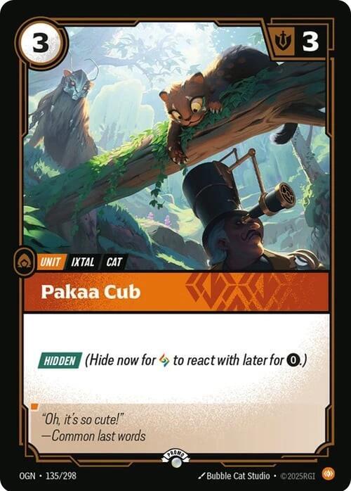 Pakaa Cub [Riftbound Organized Play Promotional Cards] 135/298