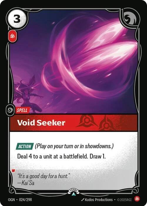 Void Seeker [Riftbound Organized Play Promotional Cards] 024/298
