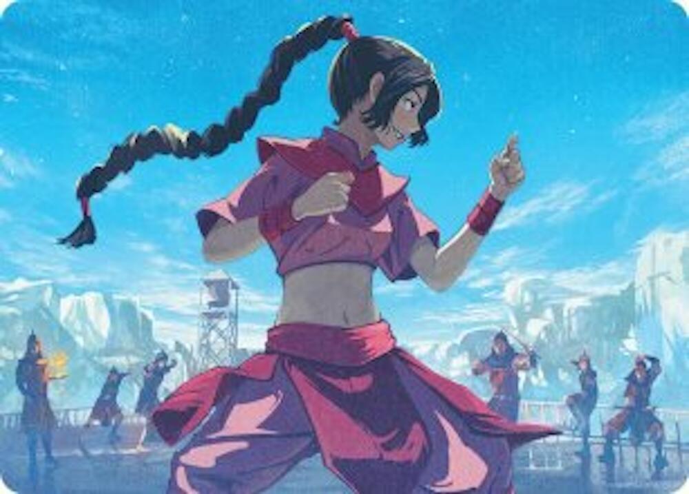 Ty Lee, Chi Blocker Art Card [Art Series: Avatar: The Last Airbender] 5