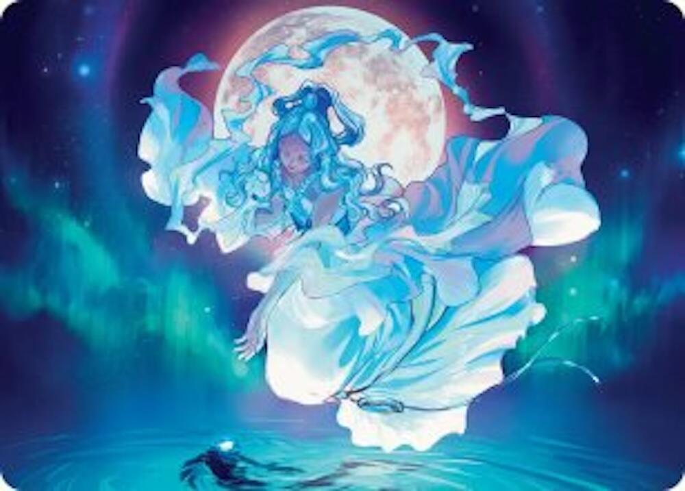 Yue, the Moon Spirit Art Card [Art Series: Avatar: The Last Airbender] 7