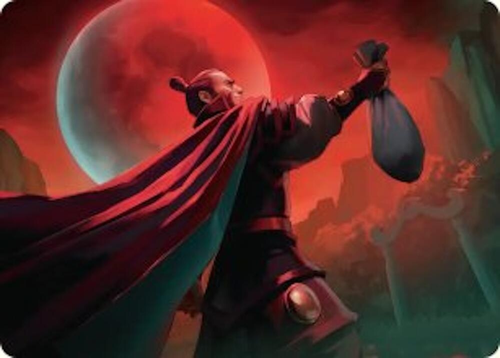 Zhao, the Moon Slayer Art Card [Art Series: Avatar: The Last Airbender] 11