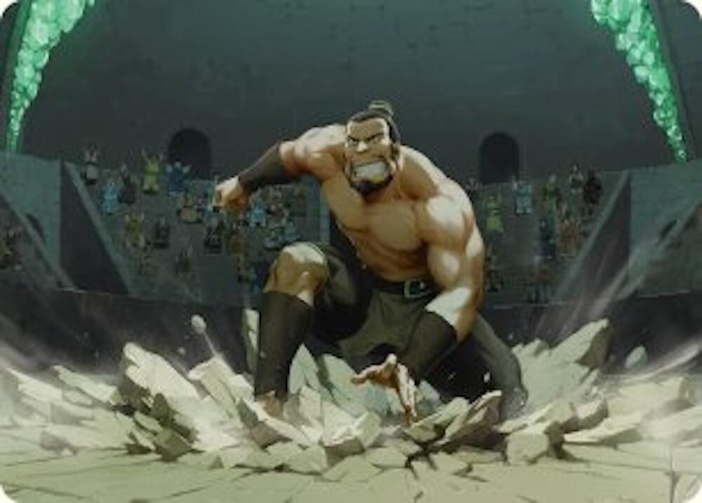 The Boulder, Ready to Rumble Art Card [Art Series: Avatar: The Last Airbender] 13