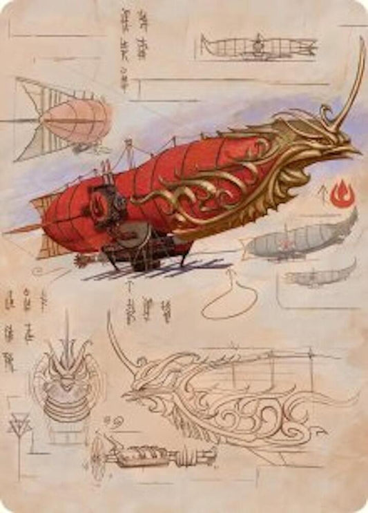 Phoenix Fleet Airship Art Card [Art Series: Avatar: The Last Airbender] 35