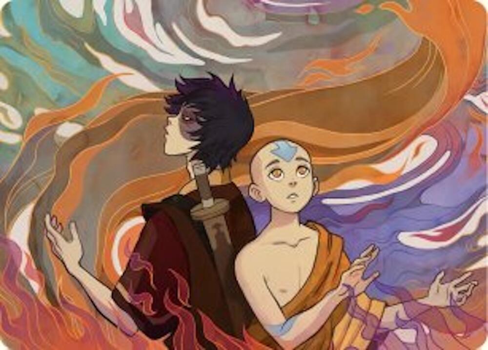 Fated Firepower Art Card [Art Series: Avatar: The Last Airbender] 43