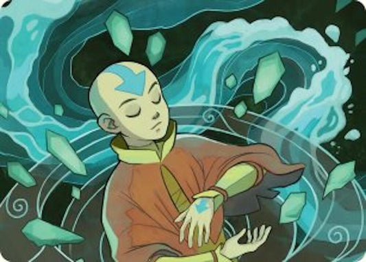 Aang, at the Crossroads Art Card [Art Series: Avatar: The Last Airbender] 45