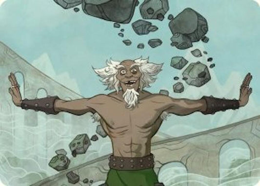 Bumi, Unleashed Art Card [Art Series: Avatar: The Last Airbender] 46