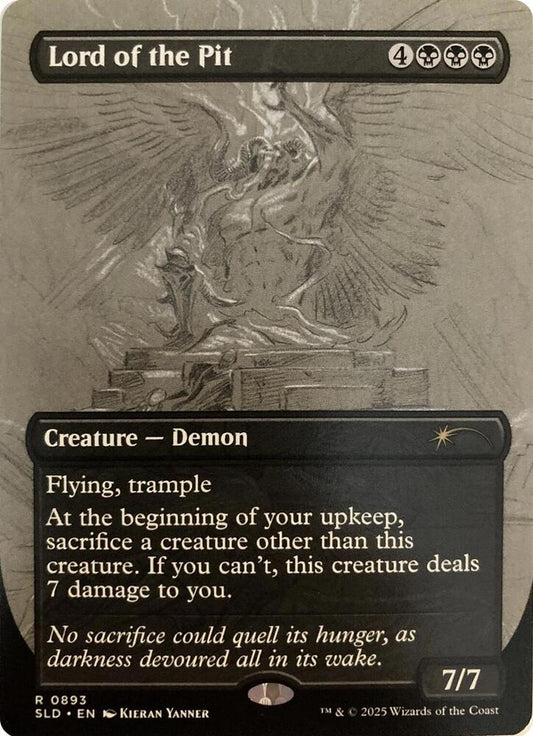 Lord of the Pit (Sketch Showcase) [Secret Lair Drop Series] 893