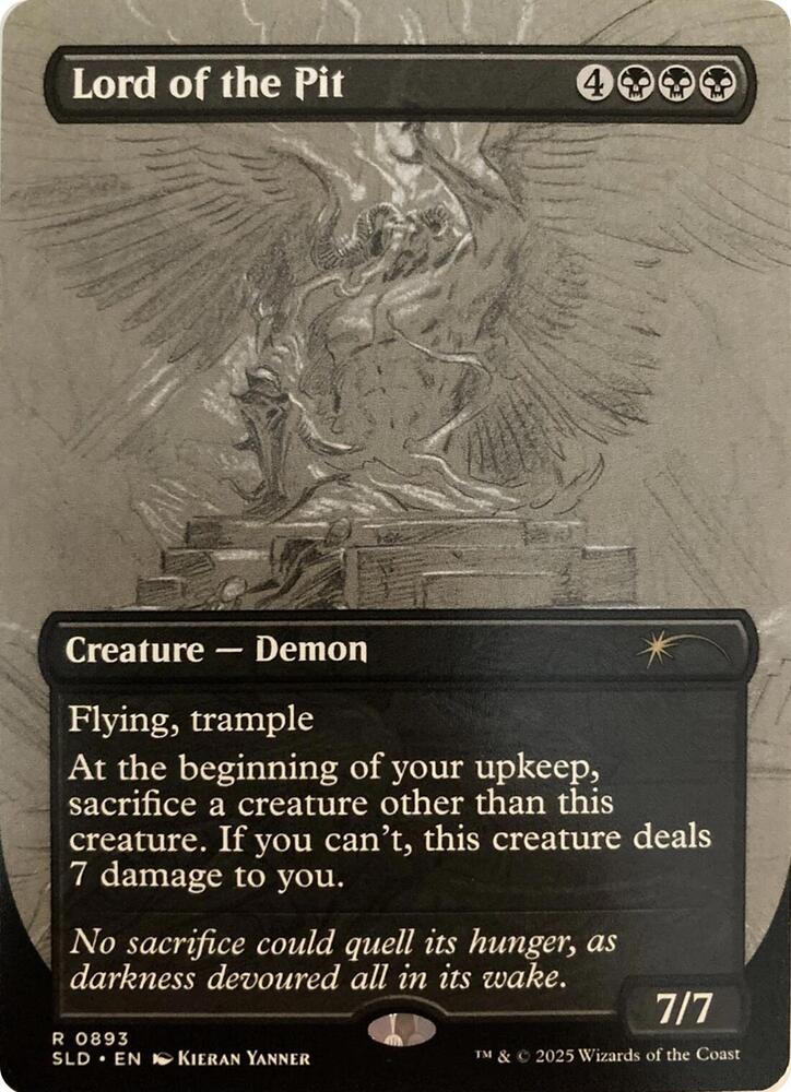 Lord of the Pit (Sketch Showcase) [Secret Lair Drop Series] 893
