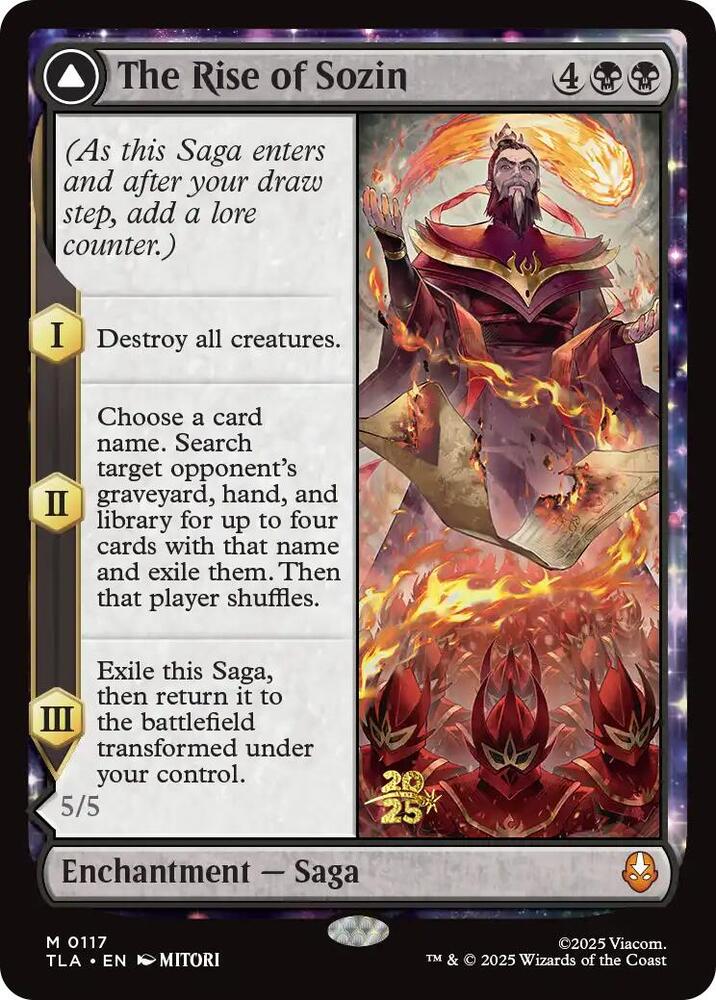 The Rise of Sozin [Prerelease Cards] 117
