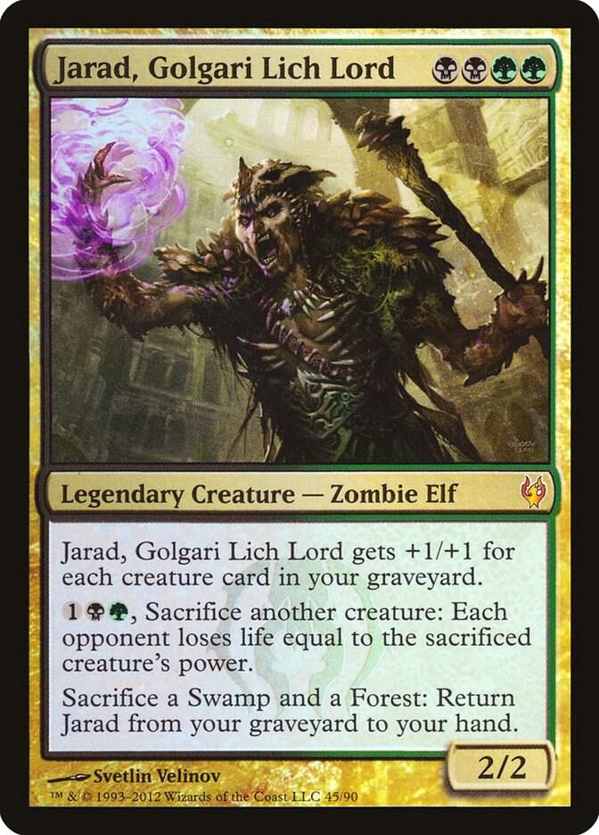 Jarad, Golgari Lich Lord [Duel Decks: Izzet vs. Golgari] 45