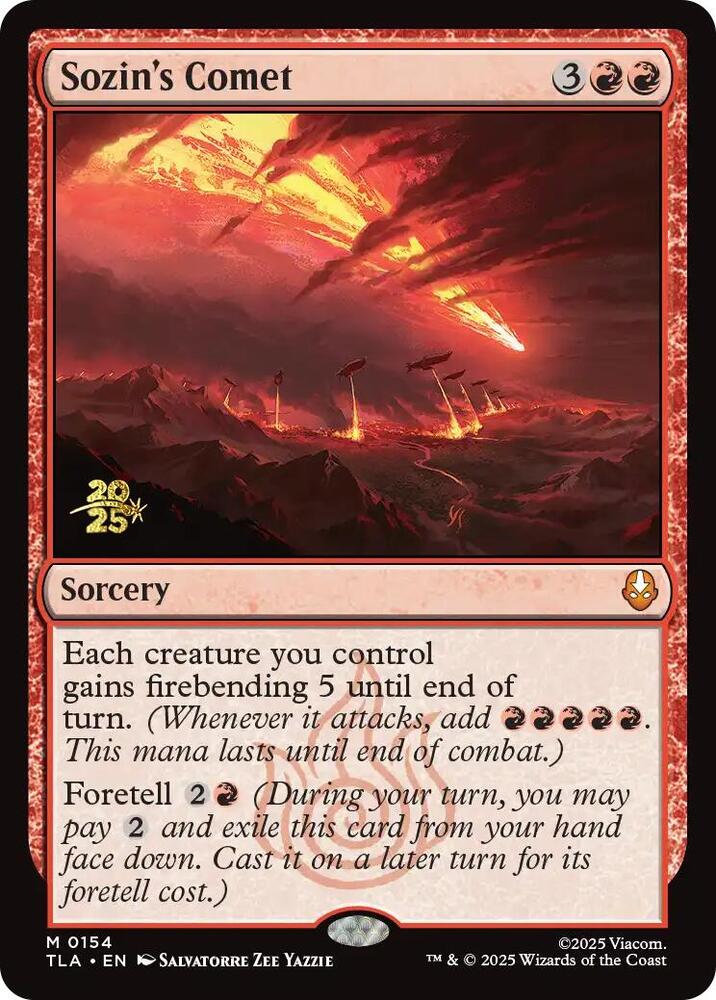 Sozin's Comet [Prerelease Cards] 154
