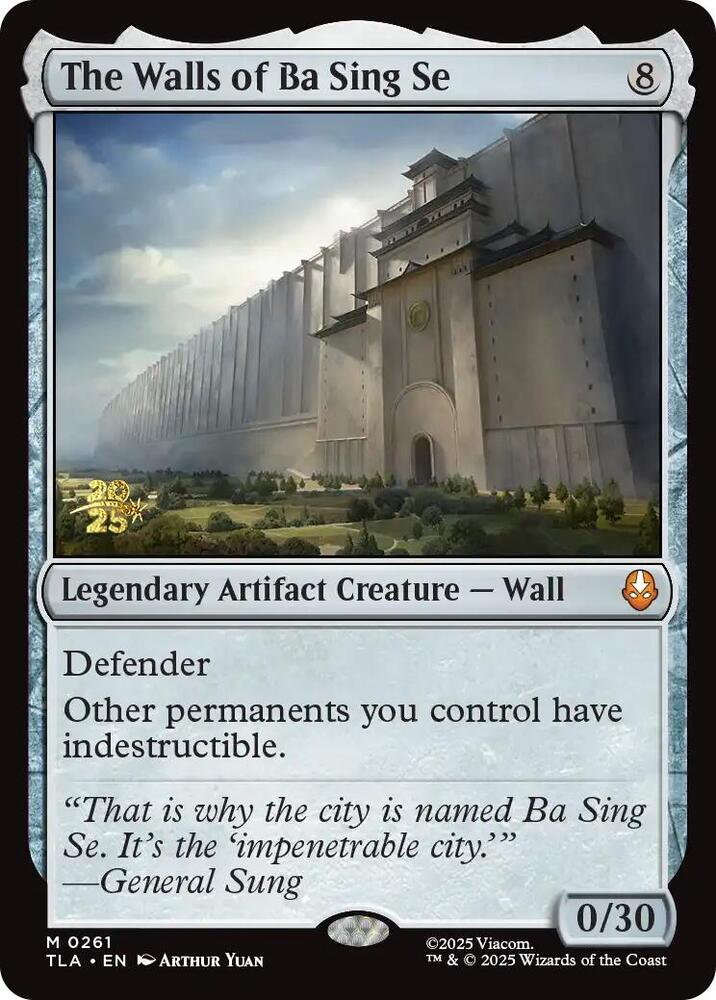The Walls of Ba Sing Se [Prerelease Cards] 261