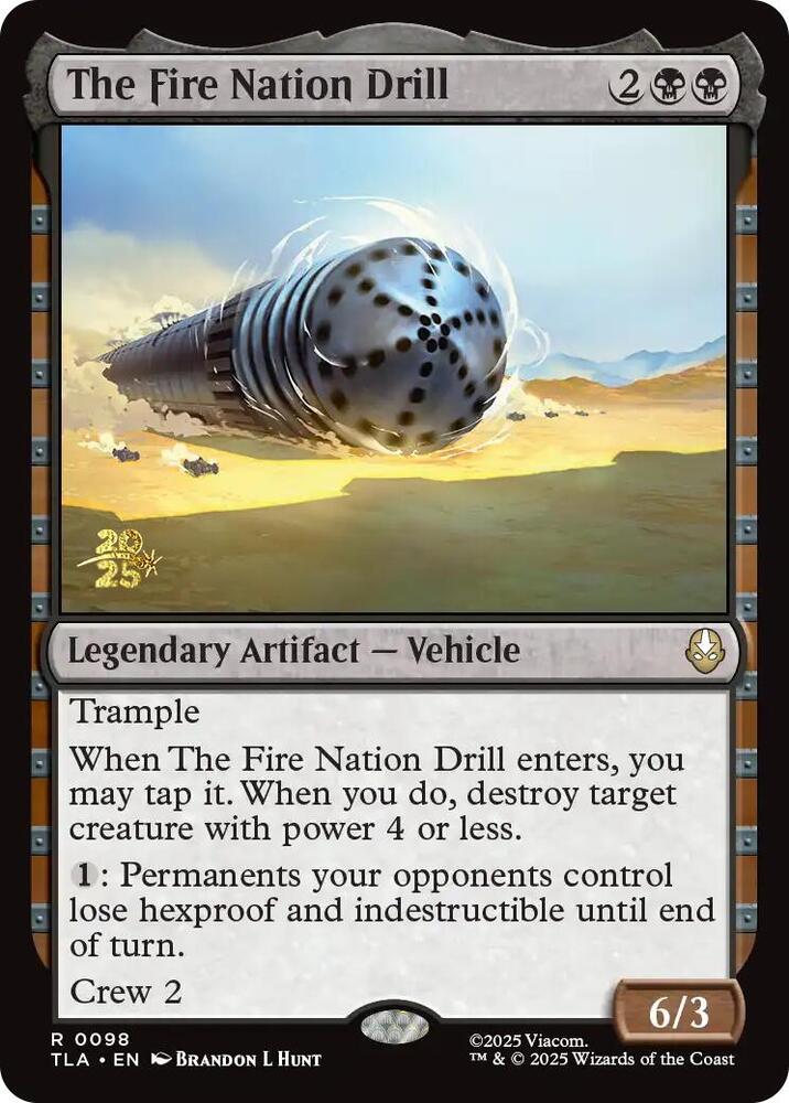 The Fire Nation Drill [Prerelease Cards] 98