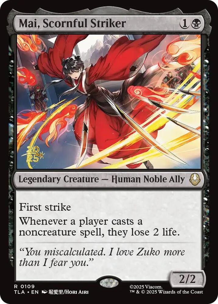 Mai, Scornful Striker [Prerelease Cards] 109