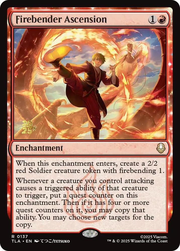 Firebender Ascension [Prerelease Cards] 137