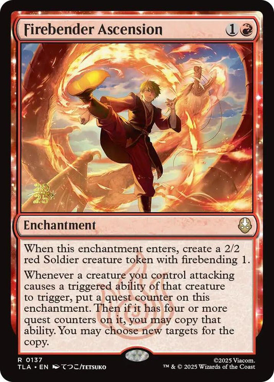 Firebender Ascension [Prerelease Cards] 137