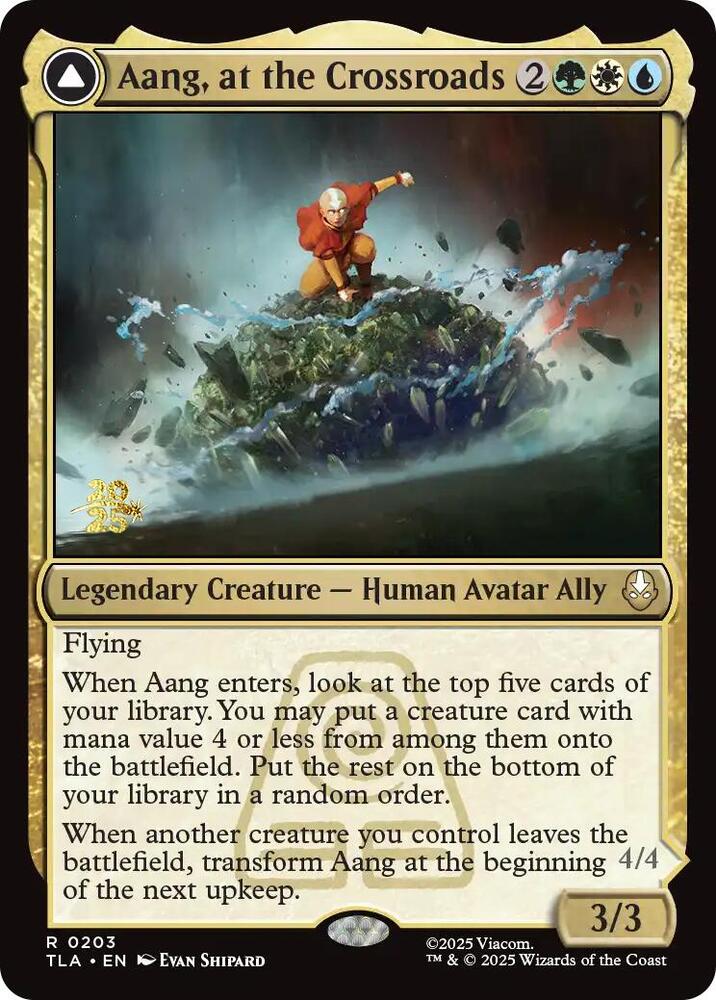Aang, at the Crossroads [Prerelease Cards] 203