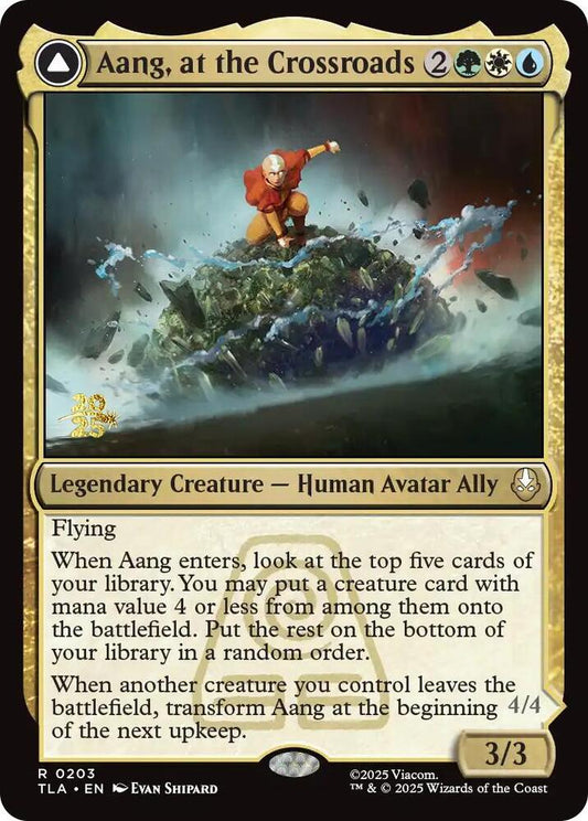 Aang, at the Crossroads [Prerelease Cards] 203