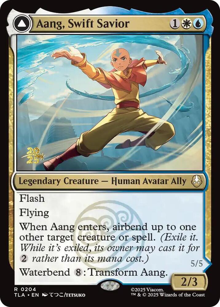 Aang, Swift Savior [Prerelease Cards] 204
