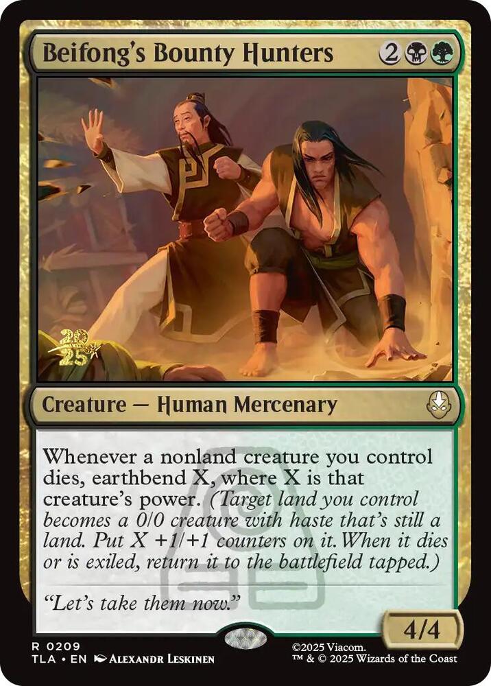 Beifong's Bounty Hunters [Prerelease Cards] 209