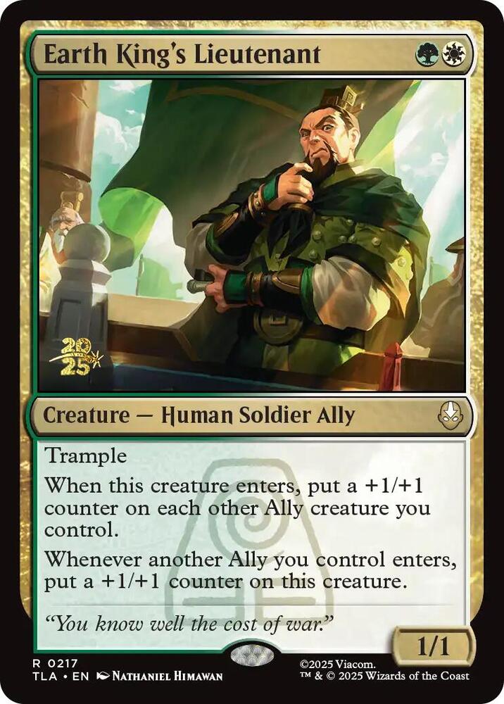 Earth King's Lieutenant [Prerelease Cards] 217