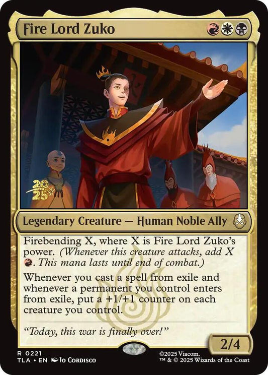 Fire Lord Zuko [Prerelease Cards] 221