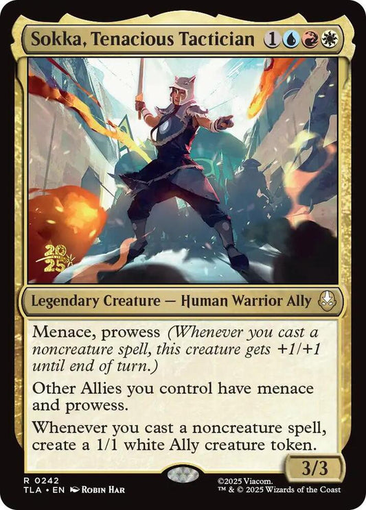 Sokka, Tenacious Tactician [Prerelease Cards] 242