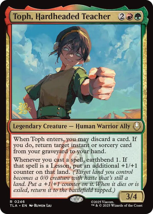 Toph, Hardheaded Teacher [Prerelease Cards] 246