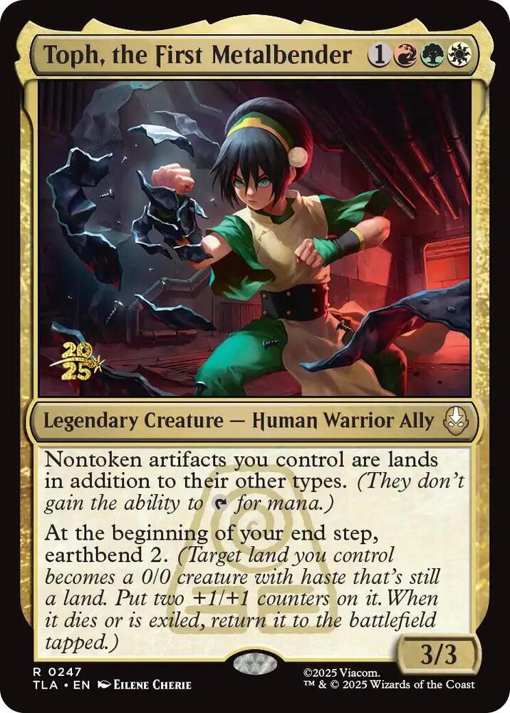 Toph, the First Metalbender [Prerelease Cards] 247