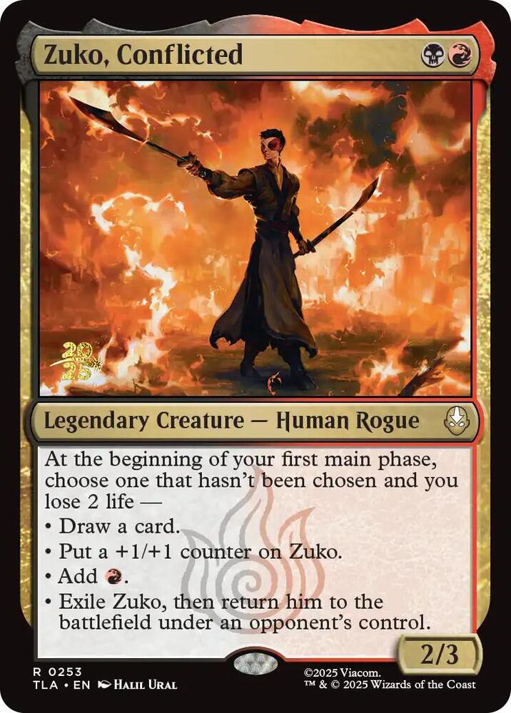 Zuko, Conflicted [Prerelease Cards] 253