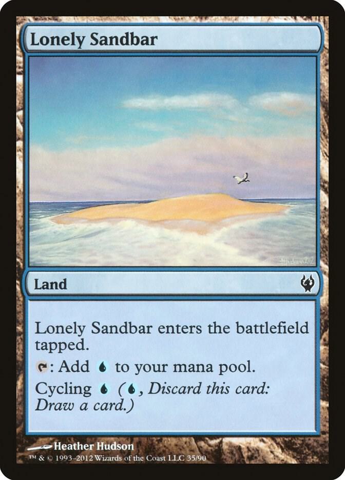 Lonely Sandbar [Duel Decks: Izzet vs. Golgari] 35