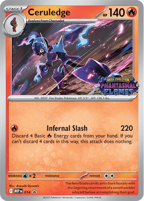 Ceruledge - 014 [ME: Mega Evolution Promo] 014