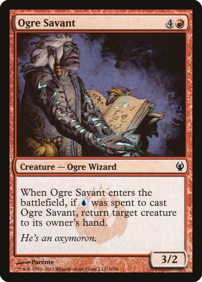 Ogre Savant [Duel Decks: Izzet vs. Golgari] 9