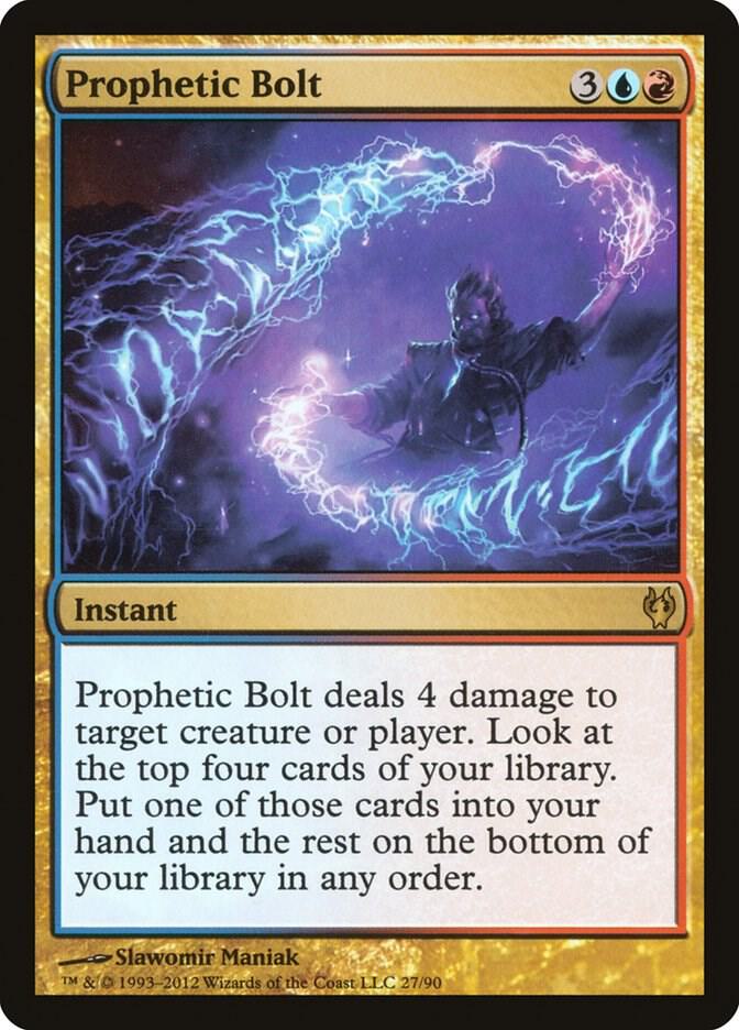 Prophetic Bolt [Duel Decks: Izzet vs. Golgari] 27