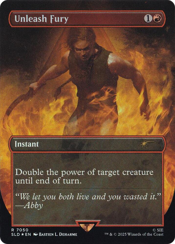 Unleash Fury (Rainbow Foil) [Secret Lair Drop Series] 7050