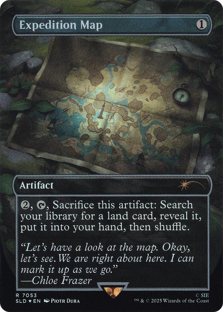 Expedition Map (Rainbow Foil) [Secret Lair Drop Series] 7053