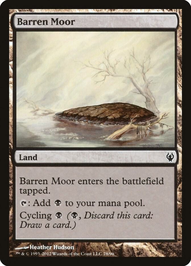 Barren Moor [Duel Decks: Izzet vs. Golgari] 78