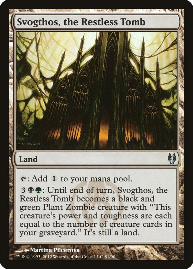 Svogthos, the Restless Tomb [Duel Decks: Izzet vs. Golgari] 81